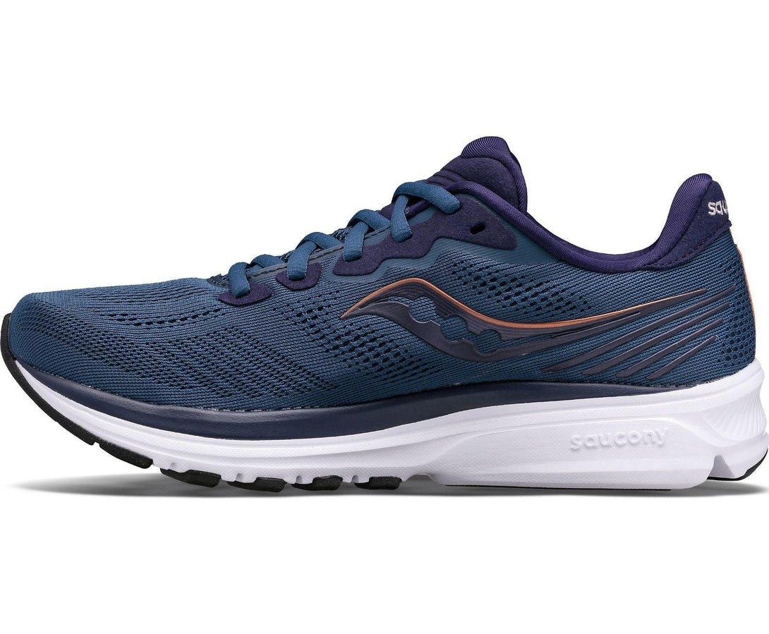 Rugby Heaven Saucony Ride 14 Womens Shoe Midnight/Copper - www.rugby-heaven.co.uk
