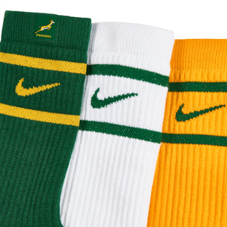 Nike South Africa Springboks 3-Pack Crew Socks