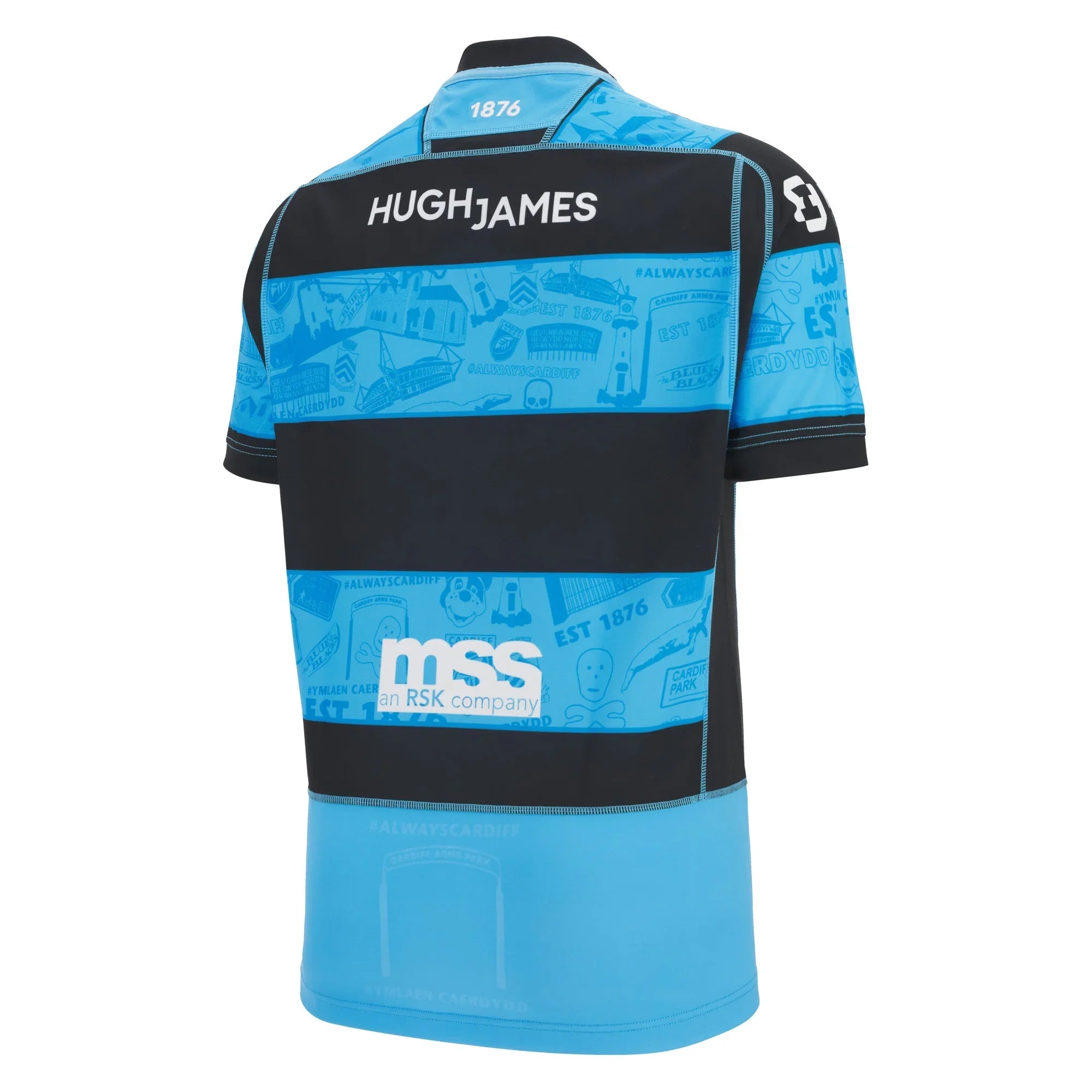 デッドストック canterbury CARDIFF BLUES Jersey2 CARDIFF BLUES Rugby Shirt Vintage Red L Large CCC Canterbury