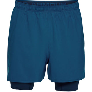 Under Armour Mens Qualifier 2-In-1 Shorts Blue