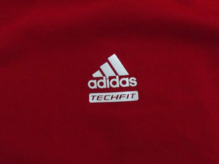 Adidas Techfit Prep S/S Baselayer Top Red