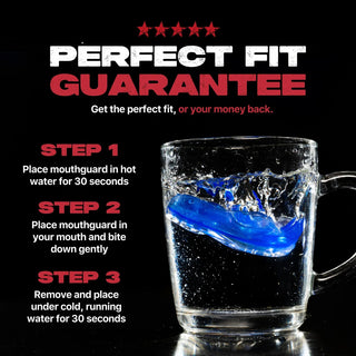 Safejawz Extro Series ICE Kids Mouthguard Blue