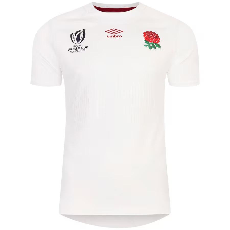 Rugby Heaven Umbro England Kids Rugby World Cup 2023 Home Rugby Shirt - www.rugby-heaven.co.uk