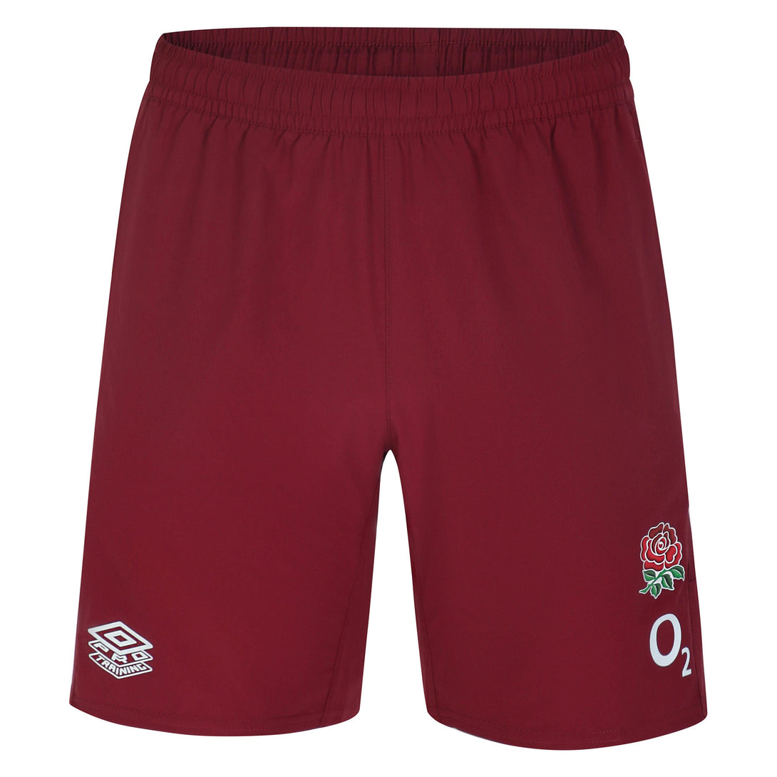 Rugby Heaven Umbro England Mens Gym Shorts Red - www.rugby-heaven.co.uk