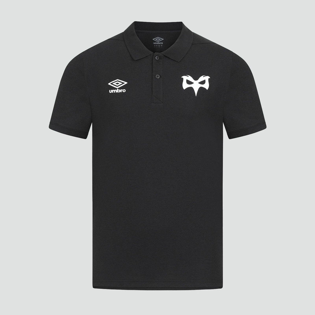 Rugby Heaven Umbro Ospreys Mens Cotton Polo - www.rugby-heaven.co.uk