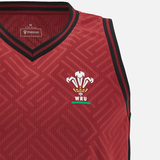 Macron Adults Wales WRU 23/24 Six Nations Basketball Vest