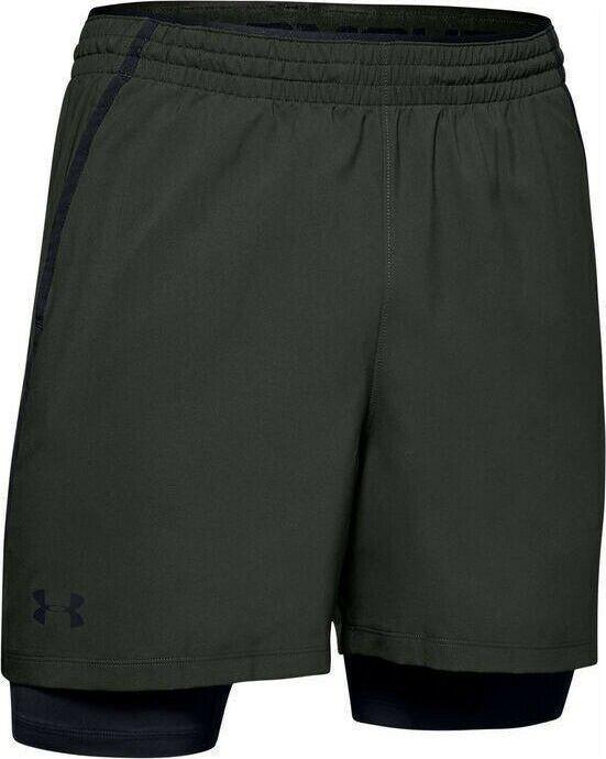 Rugby Heaven Under Armour Qualifier 2-in-1 Short Green - www.rugby-heaven.co.uk