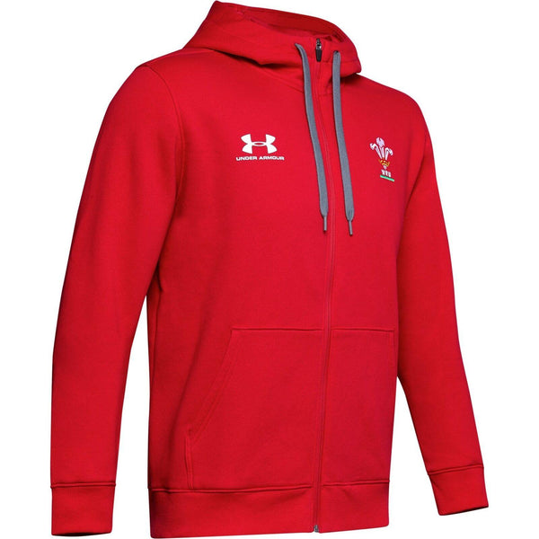 Rugby Heaven Under Armour Wales WRU Womens Rival Rugby Hoody - www.rugby-heaven.co.uk