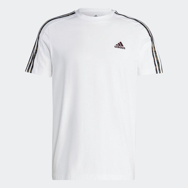 adidas Mens Essentials Single Jersey 3-Stripes T-Shirt