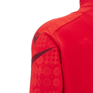 Macron Wales WRU 2025/26 Mens Players Training 1/4 Zip Top