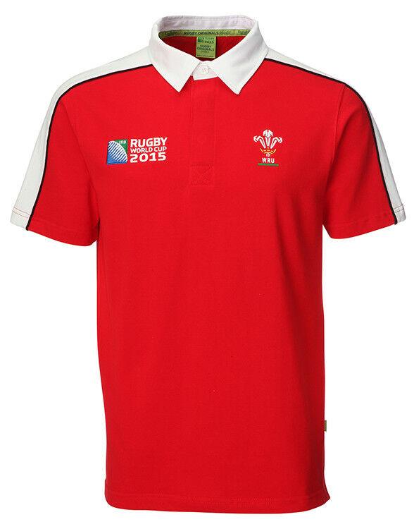 Rugby Heaven Wales RWC 2015 Mens Red Rugby Shirt - www.rugby-heaven.co.uk