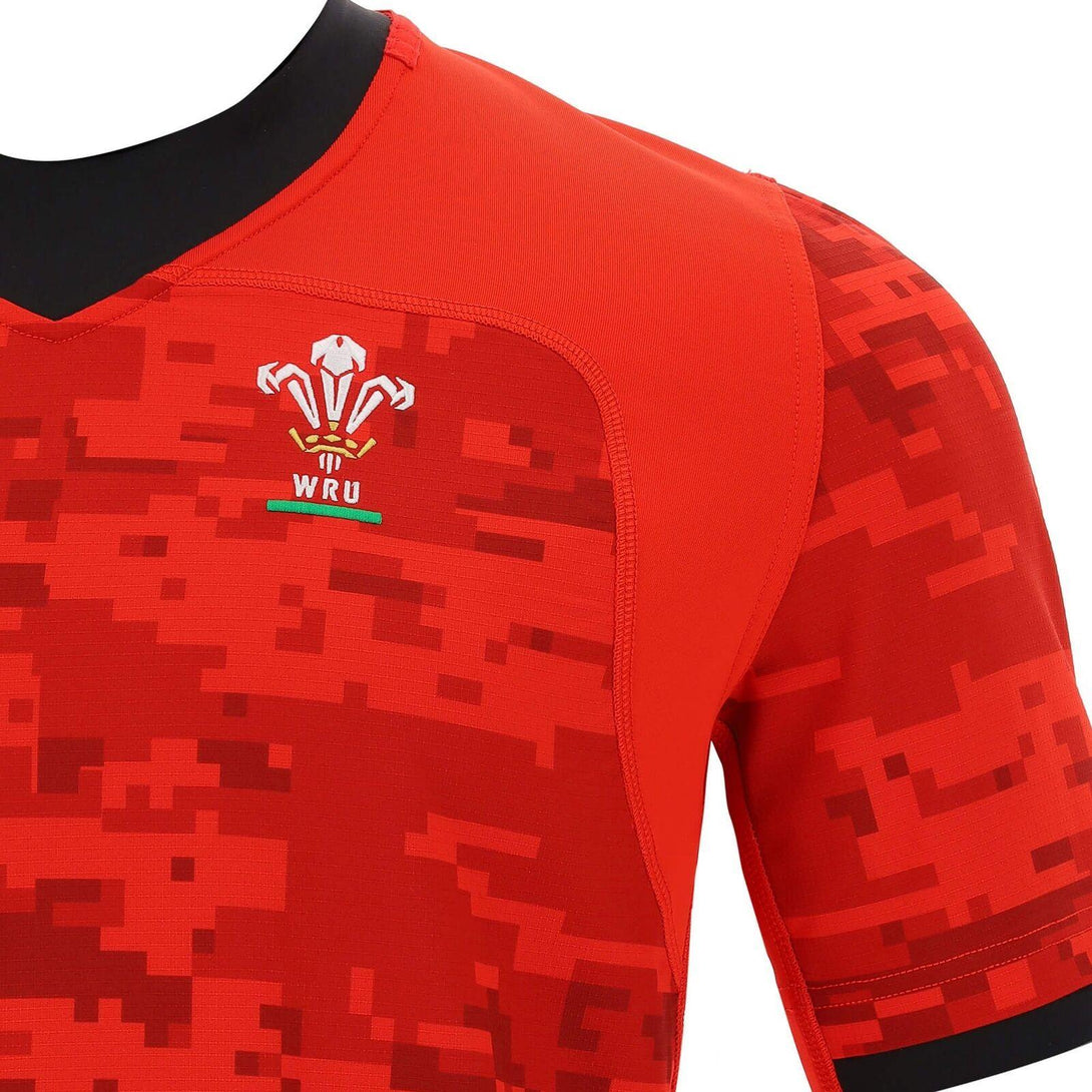 Rugby Heaven Wales Training Rugby Shirt Adults - www.rugby-heaven.co.uk