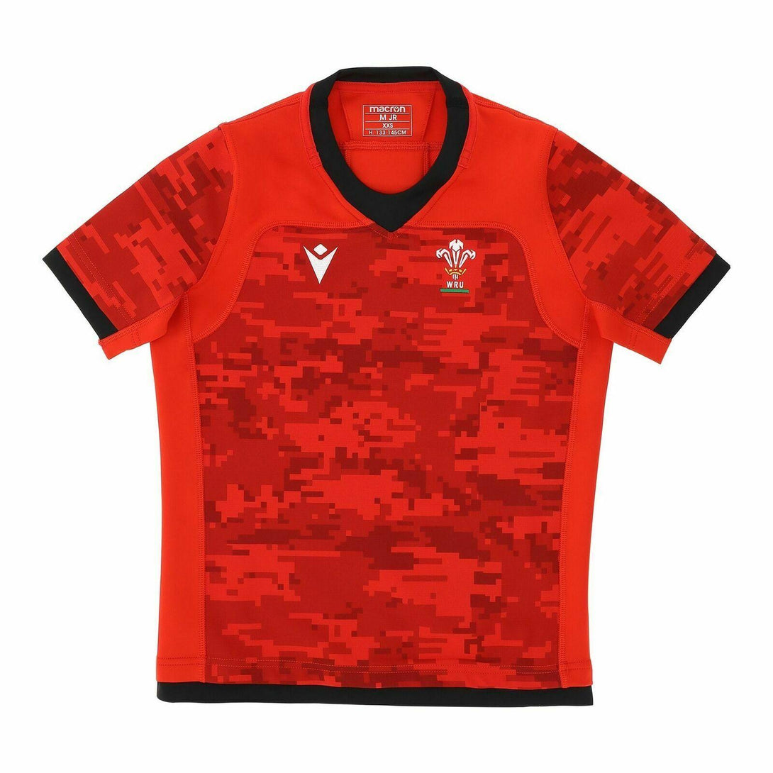 Rugby Heaven Wales Training Rugby Shirt Kids - www.rugby-heaven.co.uk