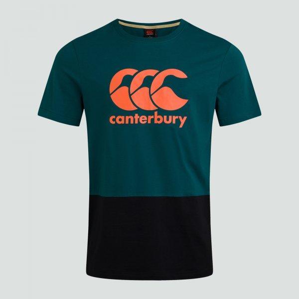 Rugby Heaven Canterbury Mens Colour Block Logo T-Shirt - www.rugby-heaven.co.uk
