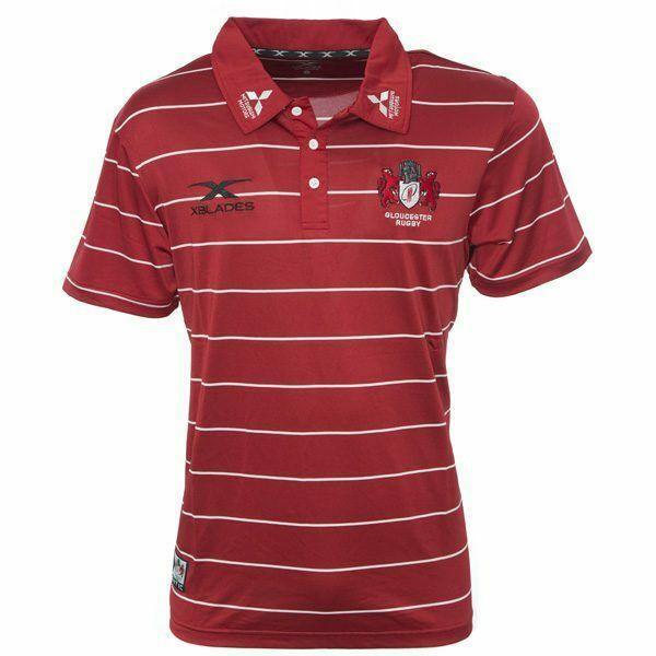 Rugby Heaven Xblades Adults Gloucester Rugby Hamilton Polo - www.rugby-heaven.co.uk