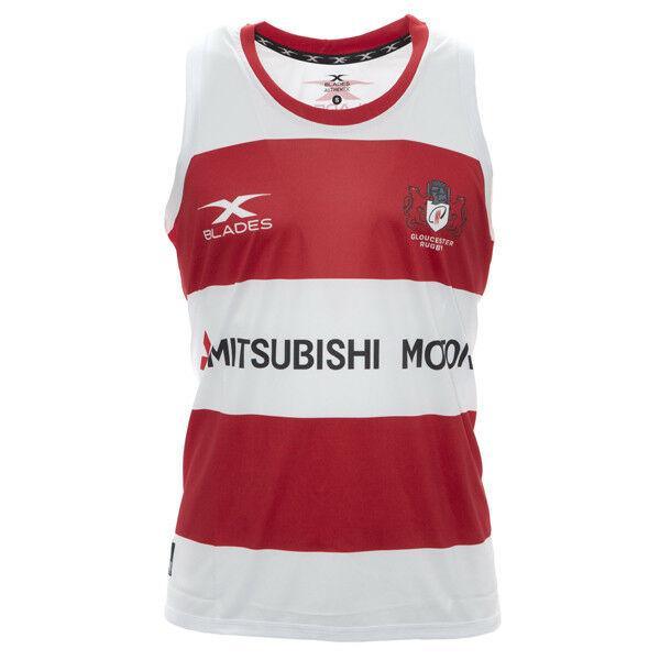 Rugby Heaven Xblades Gloucester Kids Classic Singlet - www.rugby-heaven.co.uk