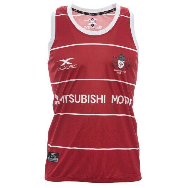 Rugby Heaven Xblades Gloucester Rugby Adults Hamilton Singlet - www.rugby-heaven.co.uk