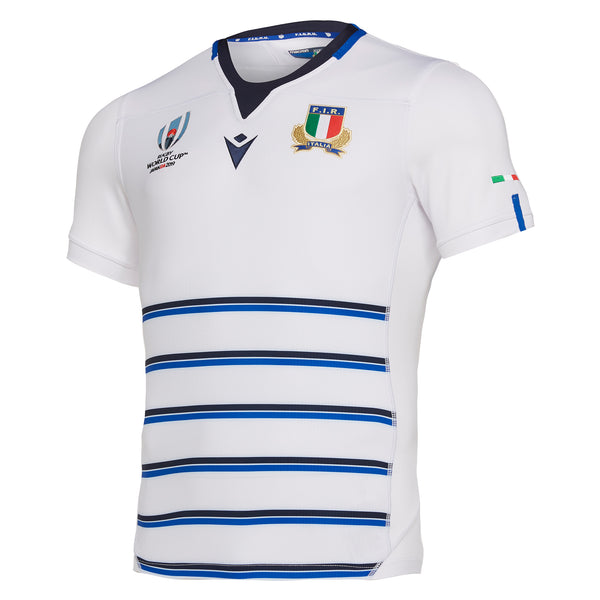 Macron Italy Mens RWC Away Authentic Pro Rugby Shirt
