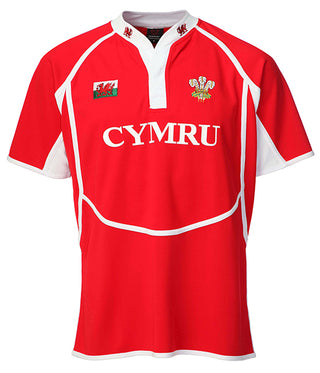 Manav Kids Cooldry Taped Wales Rugby Shirt