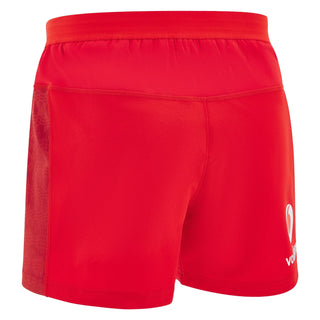 Macron Wales WRU 2025/26 Mens Home Rugby Shorts