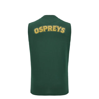 Macron Ospreys Rugby 2024/25 Kids Sleeveless Poly Training Shirt