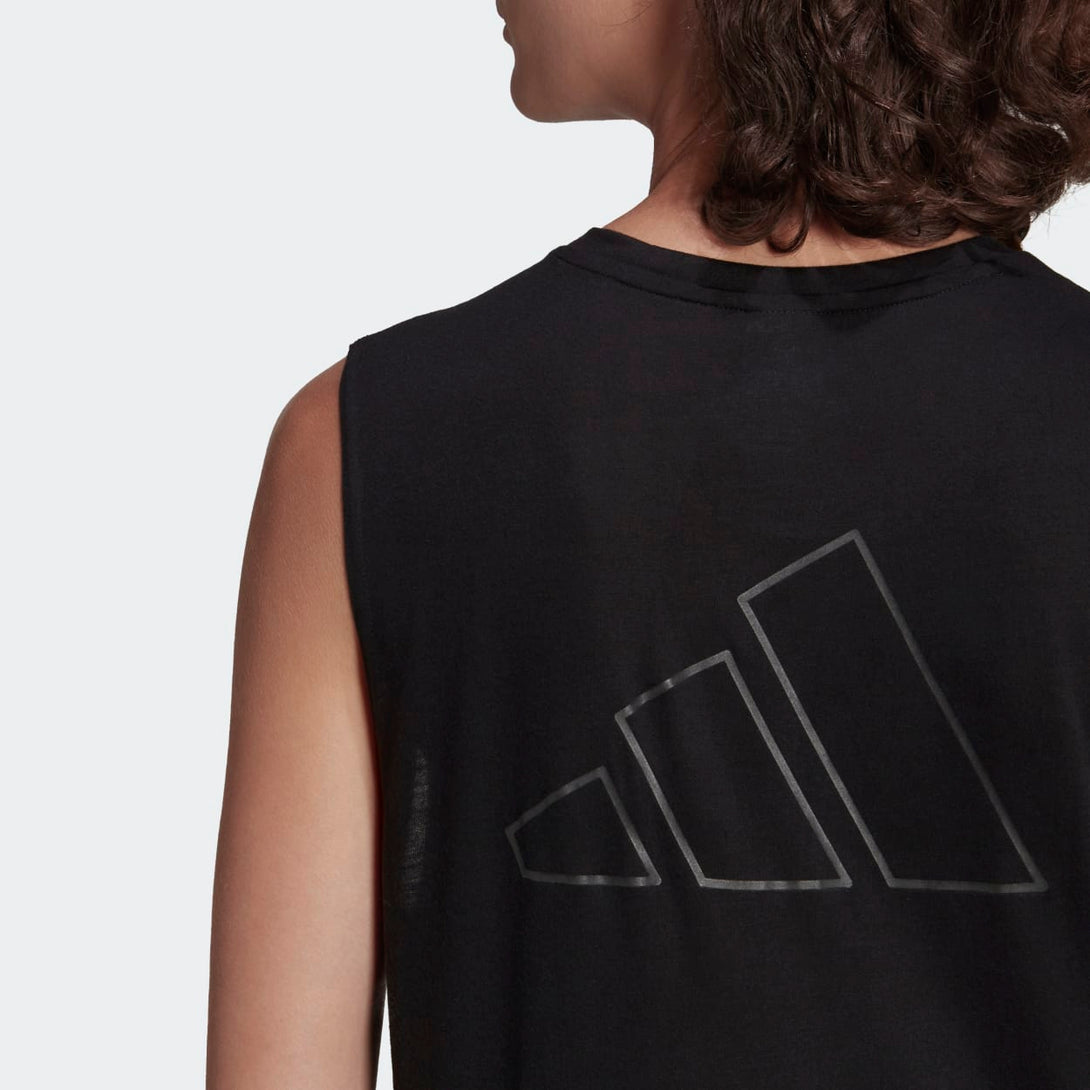 Adidas Womens Run Icons Running Muscle Tank